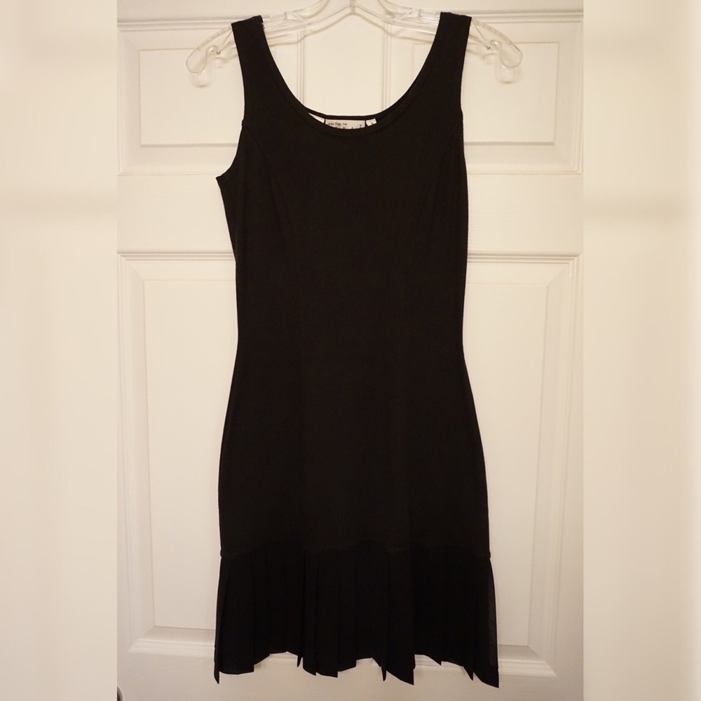 NEW Ann Tjian for Kenar Petite Black Mini Dress Sm